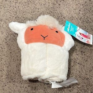 Pillowfort Cream and Orange Sheep new blanket